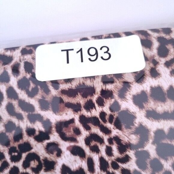 Zyia Active Womens 7/8 Cheeky Leopard Ruched Leggings Pants Size 8 10 - Picture 10 of 11